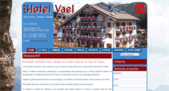 Desktop Screenshot of hotelvael.it